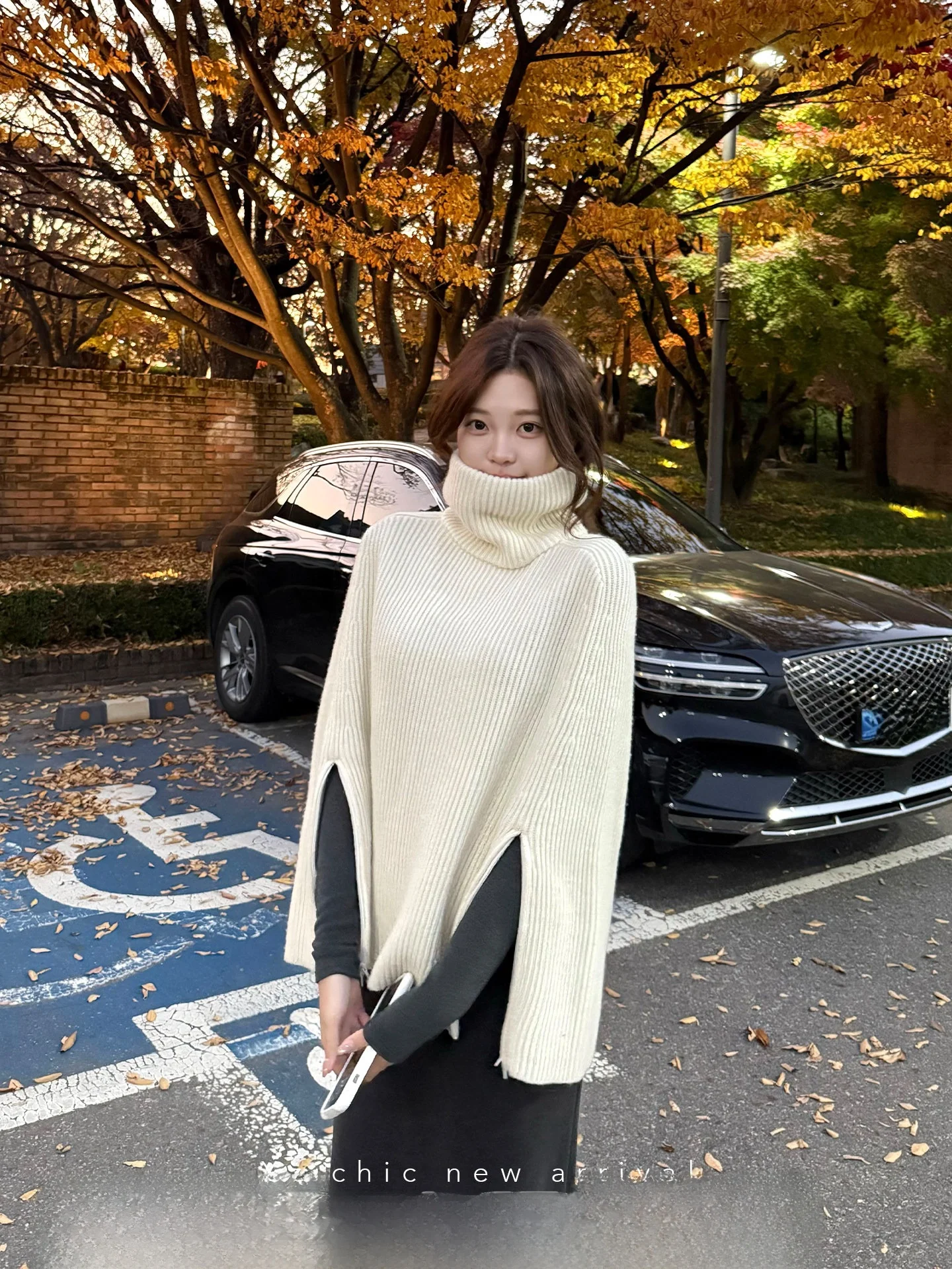 

Женский шерстяной вязаный свитер Xzichic с высоким воротником-хомутом, двойной молнией, длинными рукавами, утепленный, осенне-зимний