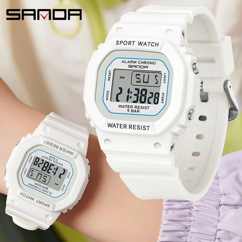 

SANDA Fashion G Style Sports Electronic Watch Men Women Waterproof Military Watches Men's Retro Analog LED Digital Clock Relogio