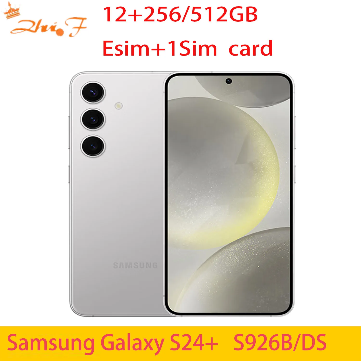 Samsung Galaxy S24+ s926B S926b/ds 50MP Dual cards 12GB RAM 256GB/512GB R0M 4900mAh 6.7