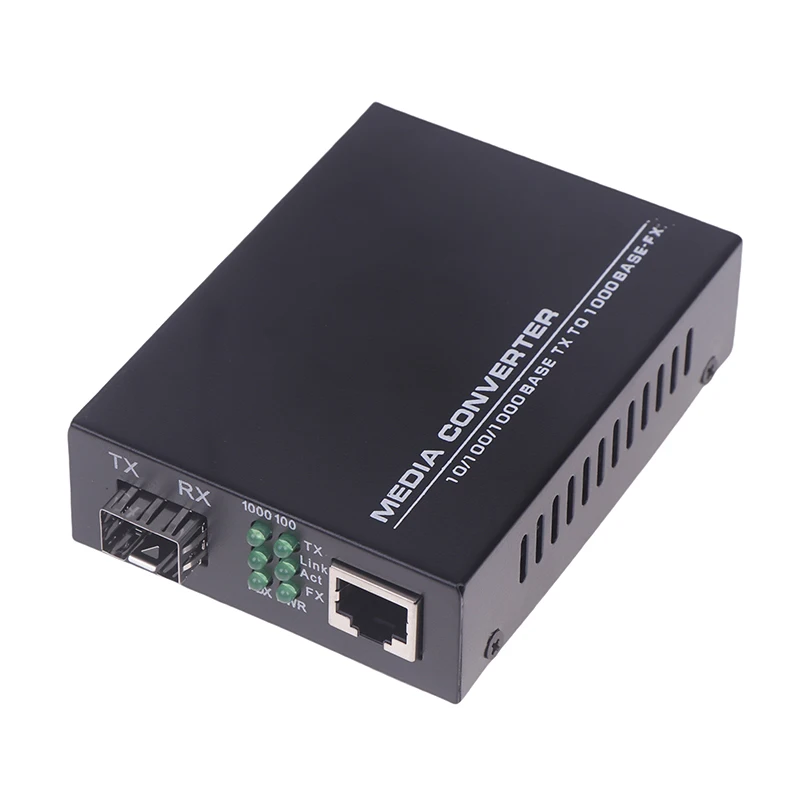 Vezelschakelaar Gigabit SFP Media Converter SFP naar RJ45 Transceiver 10/100/1000M Glasvezelschakelaar met 3KM/20KM LC/SC SFP-module