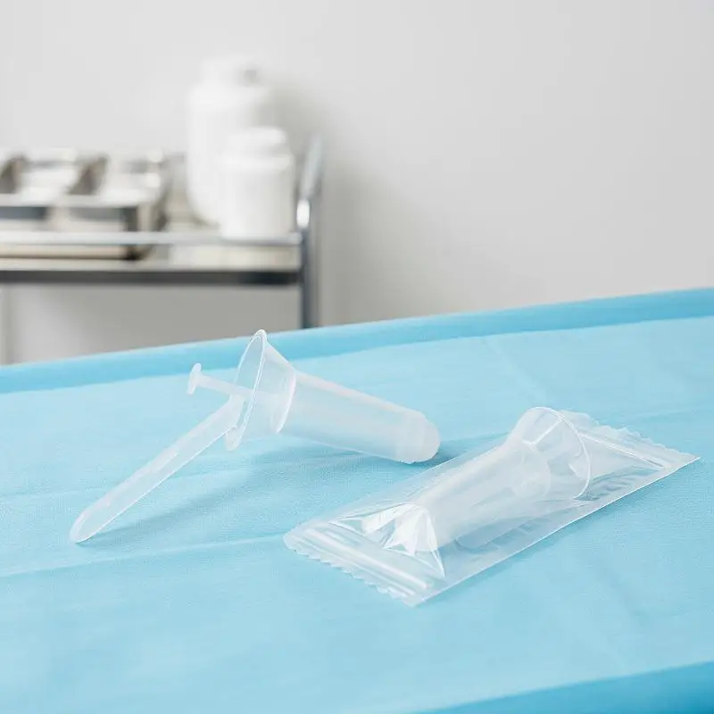 Disposable Transparent Missing Angle Palpable Anoscope Smooth Edge for Hemorrhoid Ligation Proctologist Use