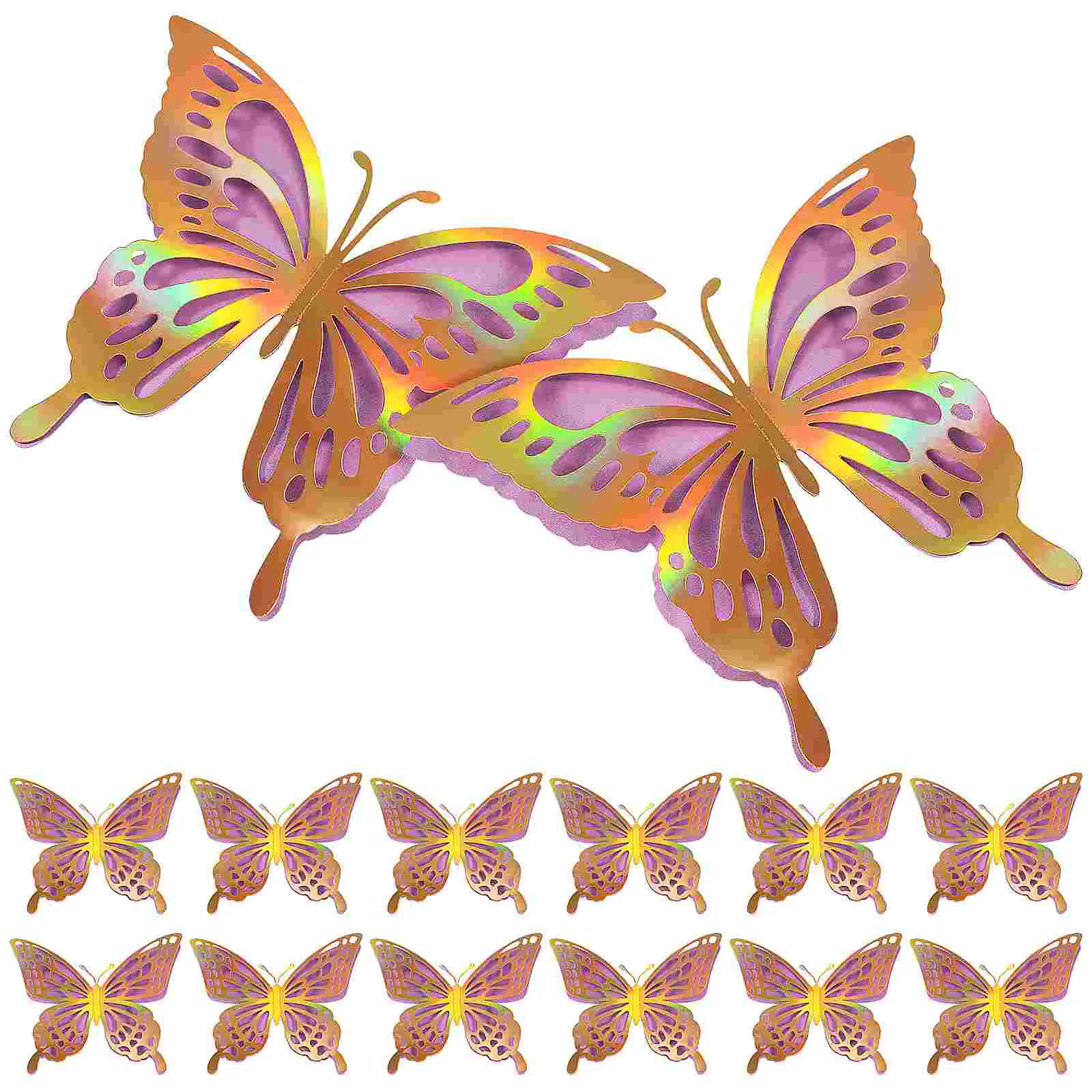 

Butterfly Sticker Paper Card Photo Props Classroom Decor Wall Stickers for Girls