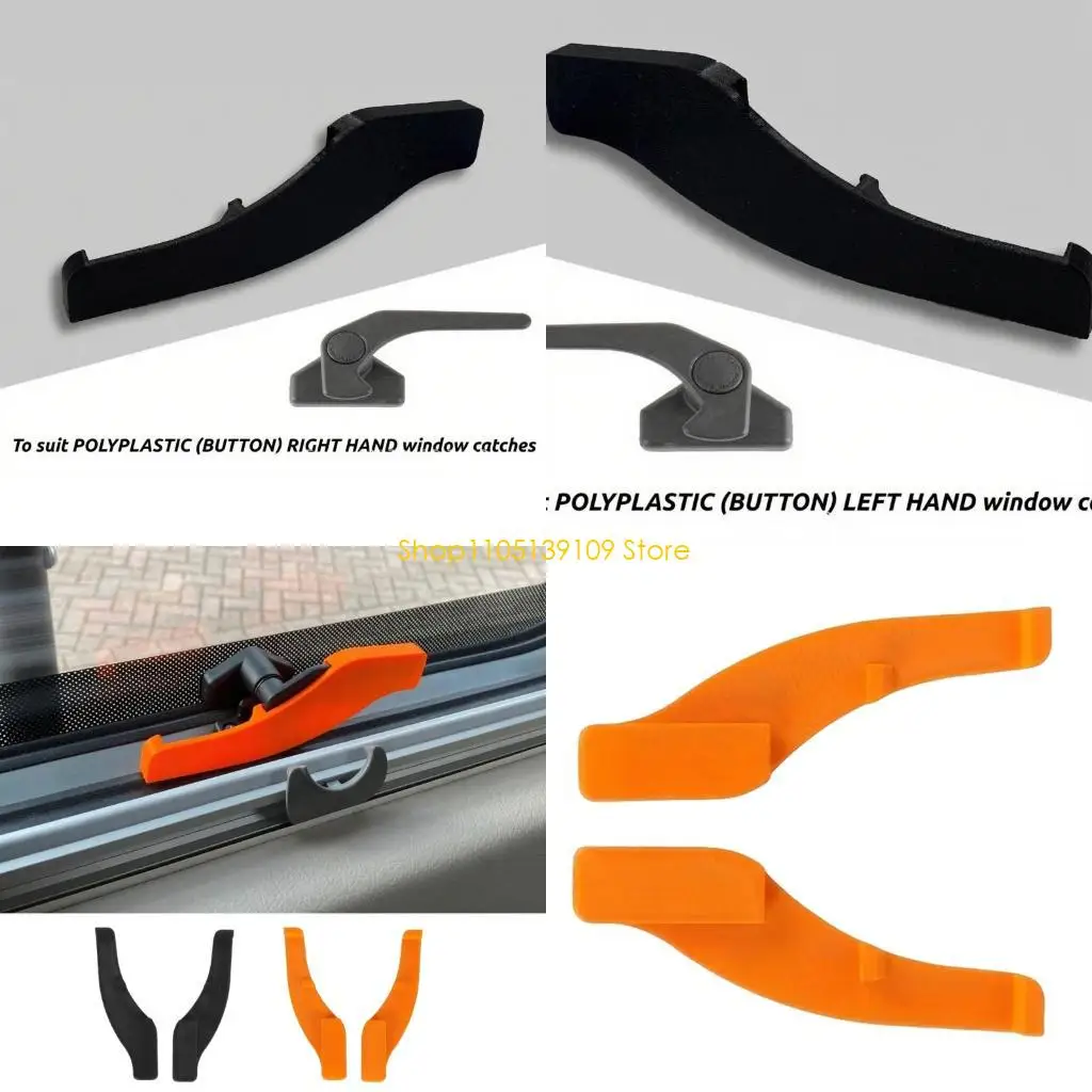 

P5ED RVs Safety Accessory Plastic Window Locks Stop Catches Rotation To Improve Break In Prevention For Left/Right Side