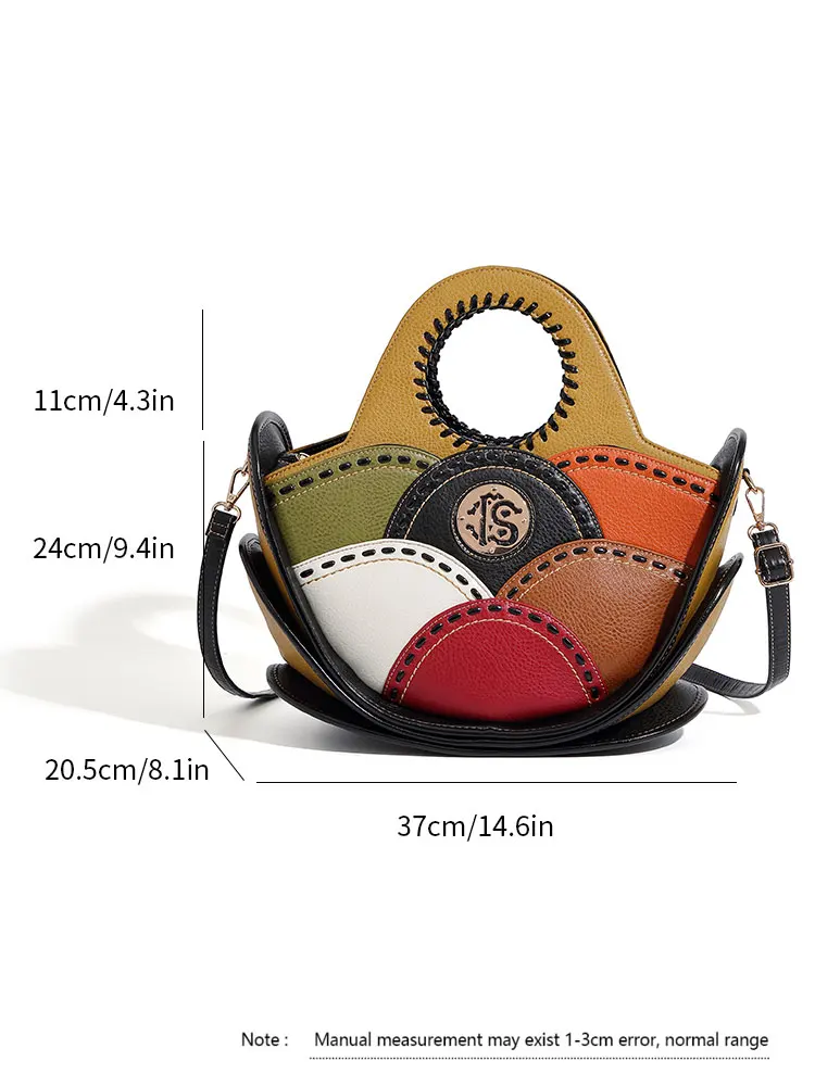 Bag Woman Shoulder Bag High-end Leather Purse Large Capacity Shopping Bag Fashion Designer Women\'s Top Handle Handbags Crossbody