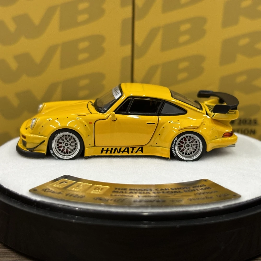 PGM 1:64 RWB930 Malasia Edition coche modelo fundido a presión