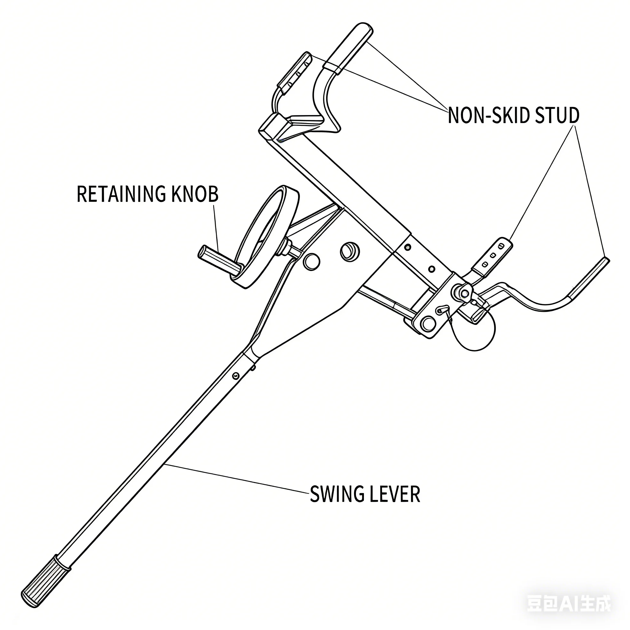 

Automotive Chassis Rattling Detection Tool KT6030 for Lower Control Arm Tie Rod Ball Cage Ball Head Tester for Vehicle Chassis