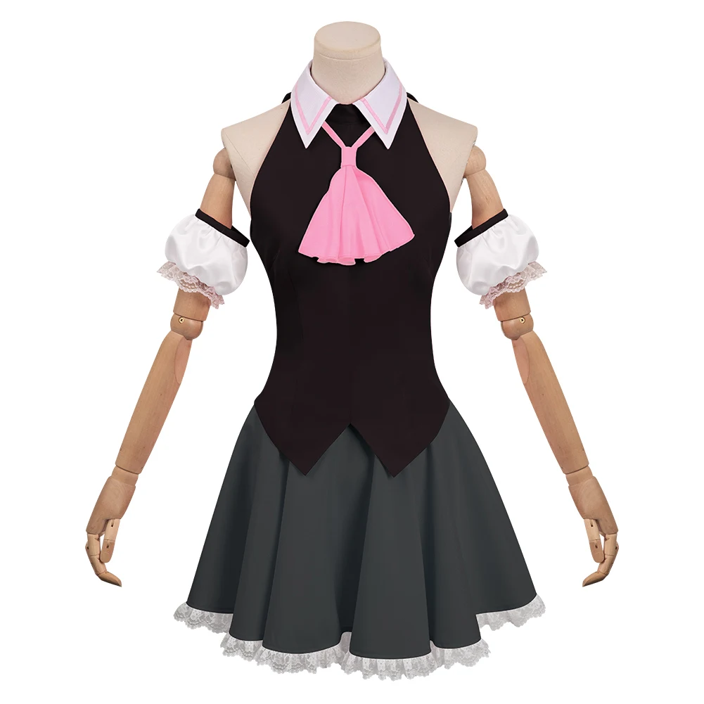 أوشي نو كو هوشينو Ai تأثيري زي سترة تنورة اكسسوارات الأسود مجموعة وتتسابق هالوين كرنفال حفلة لعب الأدوار دعوى