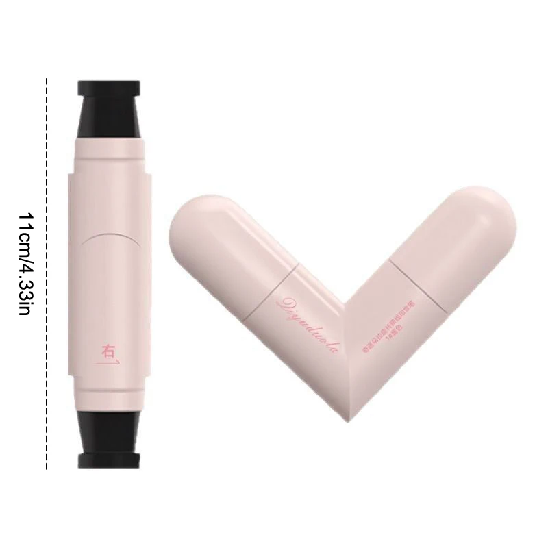 ダブルヘッドアイライナースタンプ一体型アイライナースタンプ正確な輪郭シグネット長持ちアイライナー液体ペンメイクアップ化粧品