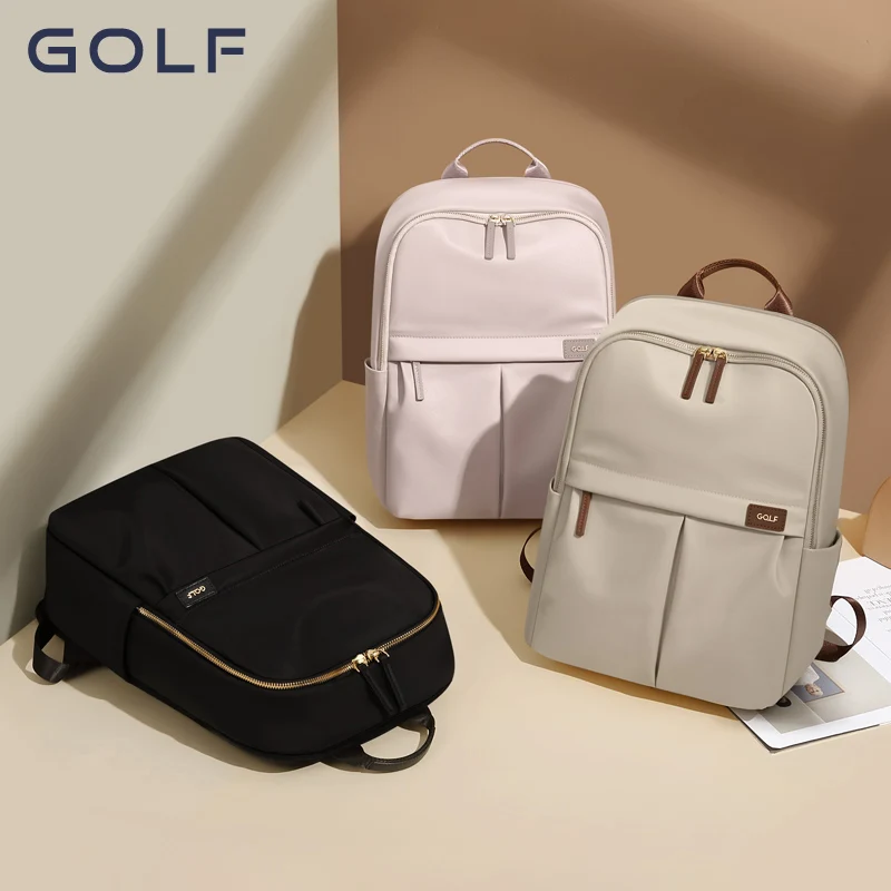 GOLF Backpack Women\'s Backpack Korean Version Fashion Versatile Simple Commuter Travel Computer Backpack backpack