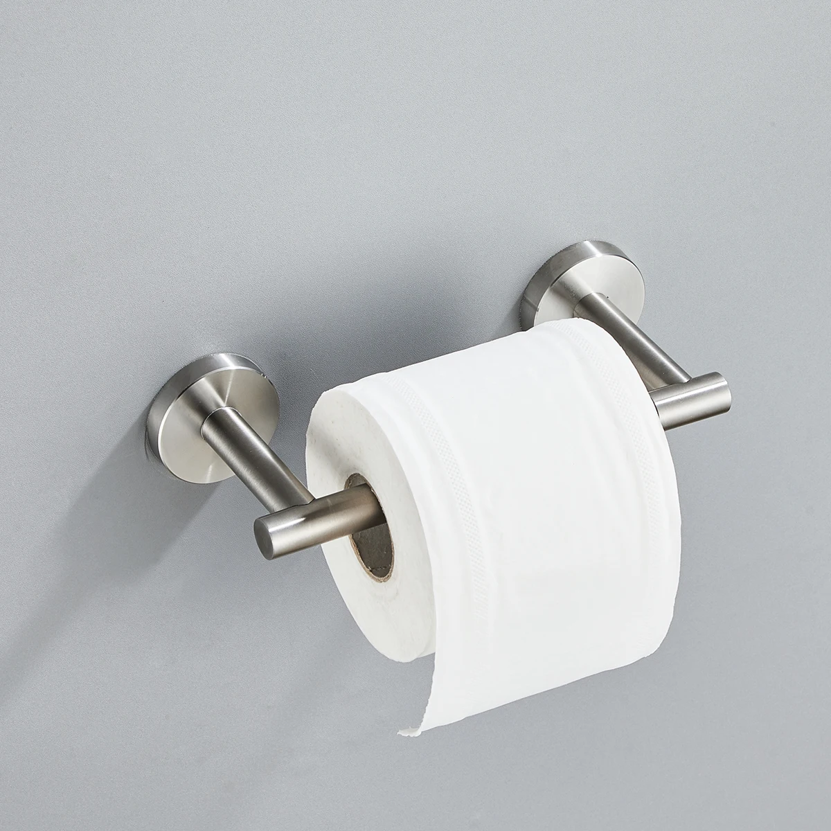

304 Stainless Steel Roll Paper Holder, Rotatable Toilet Paper Holder, Bathroom Storage Wall-Mounted Tissue Holder