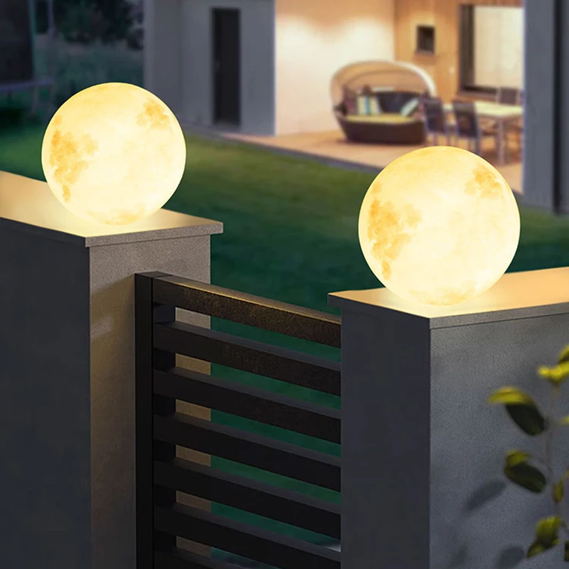 Luminous Ball Light Solar LED Column Light Outdoor Lighting Non Solar Light Outdoor Garden Decoration Outdoor Garden Light