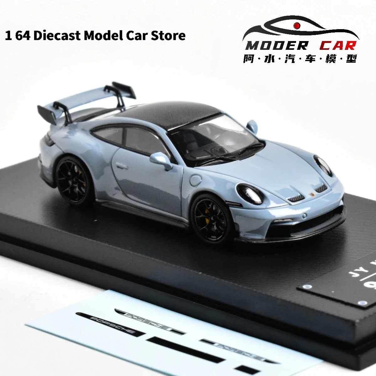 JY 1:64 911 GT3 청소년을 위한 선물 다이캐스트 모델 자동차