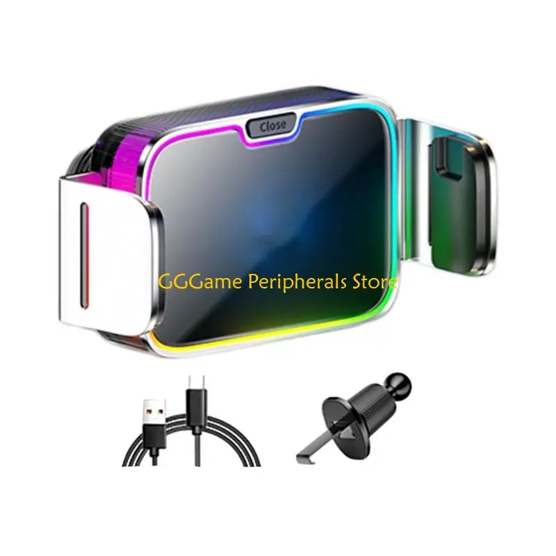 U55B Car Phone Mount for Air Outlet Support 15W Wireless Charging Travel Use Daily