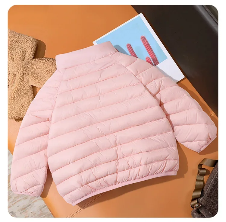 Baby Herbst-Winter-Stil Kinder-Baumwollkleidung Jacke mit Taschen Einfarbige Daunenjacke Kleinkind-Mantel Langarm Baby-Baumwollkleidung – Detail 10