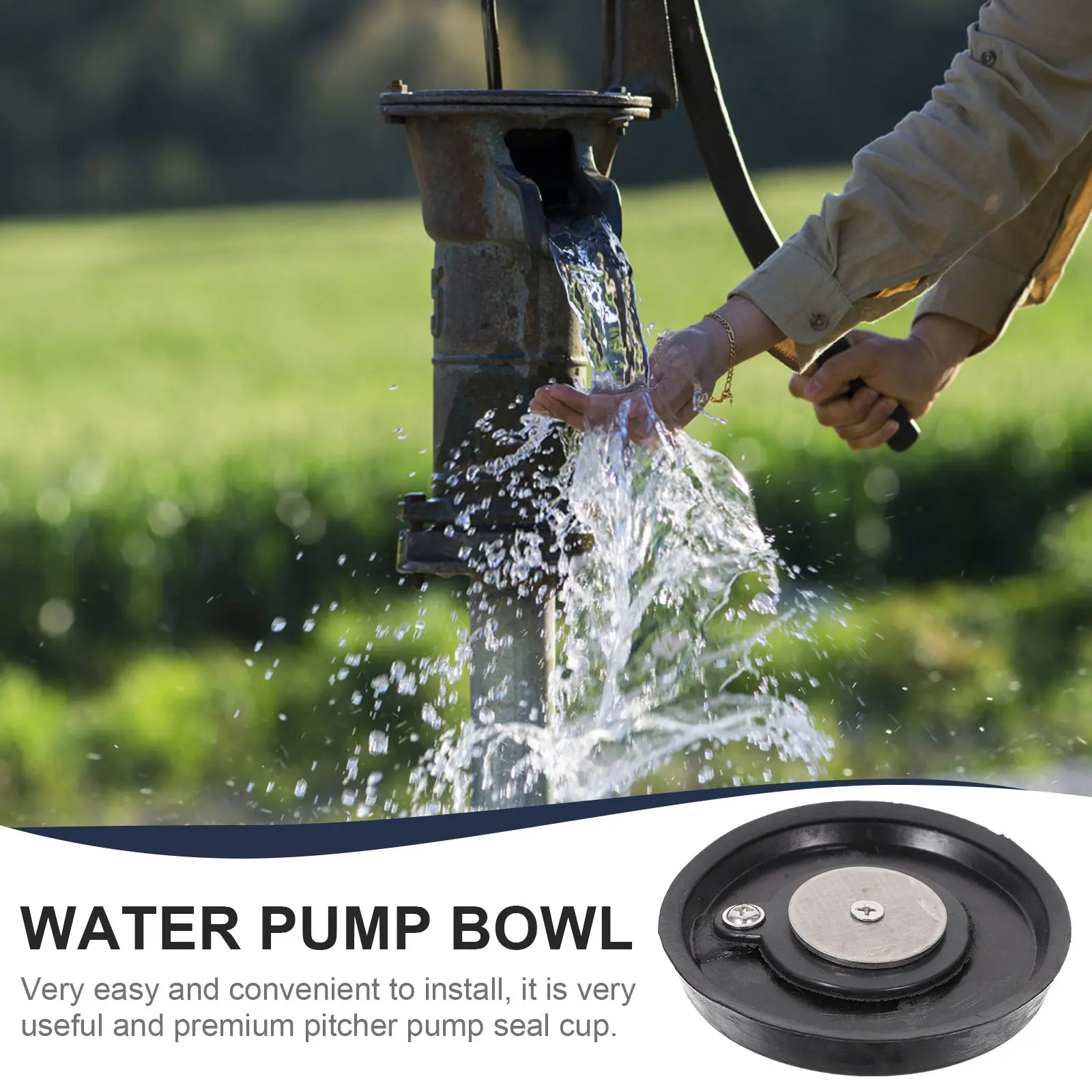 

2 шт. универсальные износостойкие сменные резиновые уплотнители для чашки насоса с ручным давлением, аксессуар для насоса