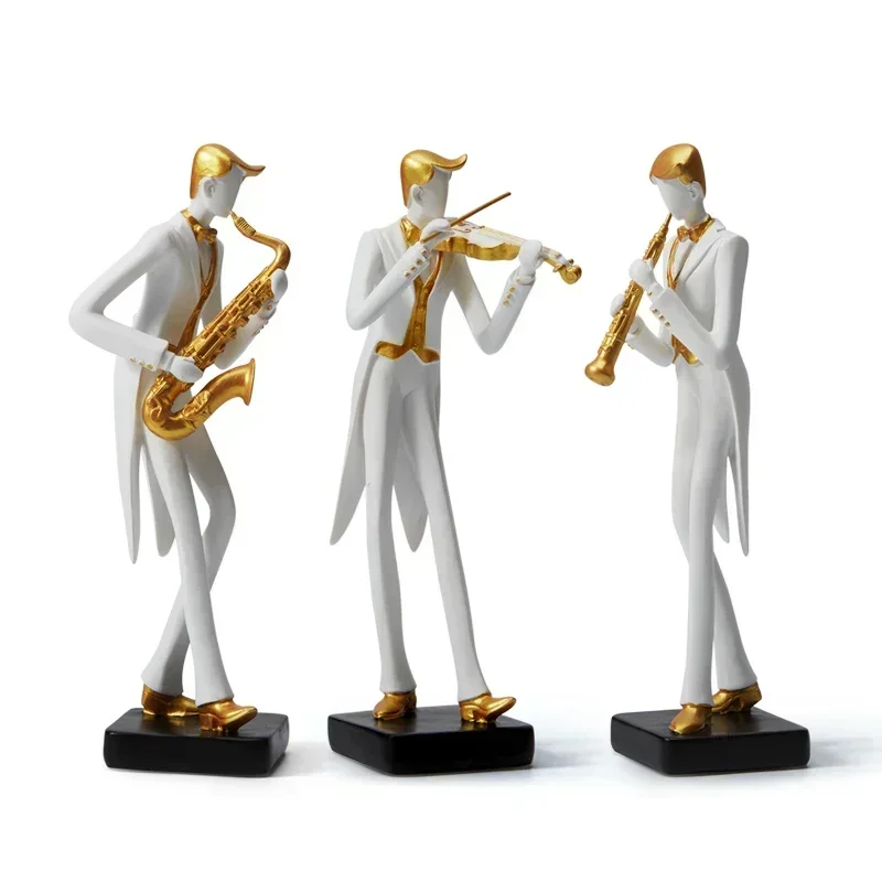 Moderne Muziek Performance Karakter Hars Accessoires Kantoorkast Inrichting Home Livingroom Tafel Handwerk