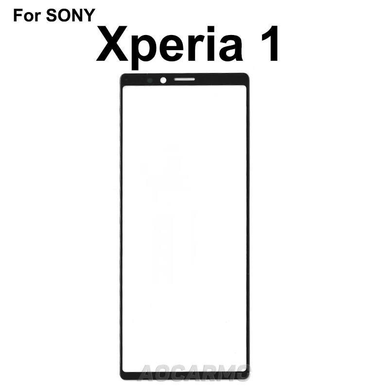 Aorcarmo For Sony Xperia 1 5 10 II III IV V Display Screen Front Outer Glass LCD Touch Panel Replacement Part