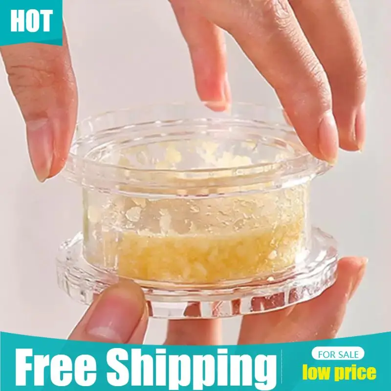 Transparent Manual Garlic Twist, Multi-Functional Mincer & Grinder for Garlic, Onion, Ginger, Herbs, Nuts, Impact Resistant Kitc