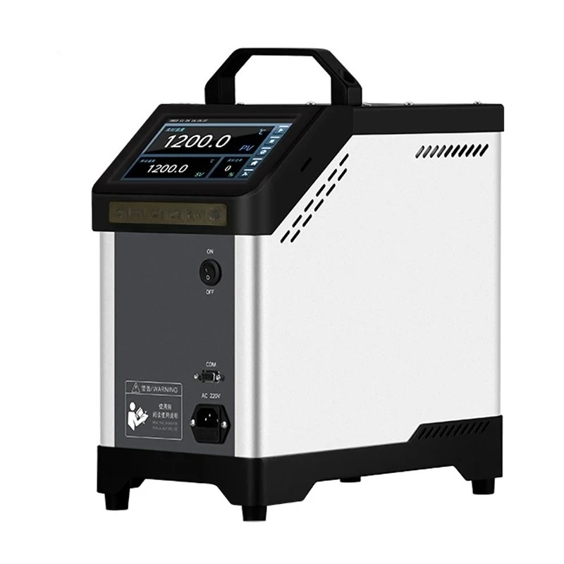 2026 New Portable Dry Temperature Calibration Furnace -40 ~ 1200C Moderate Type Dry Well Temperature Calibrator Controller