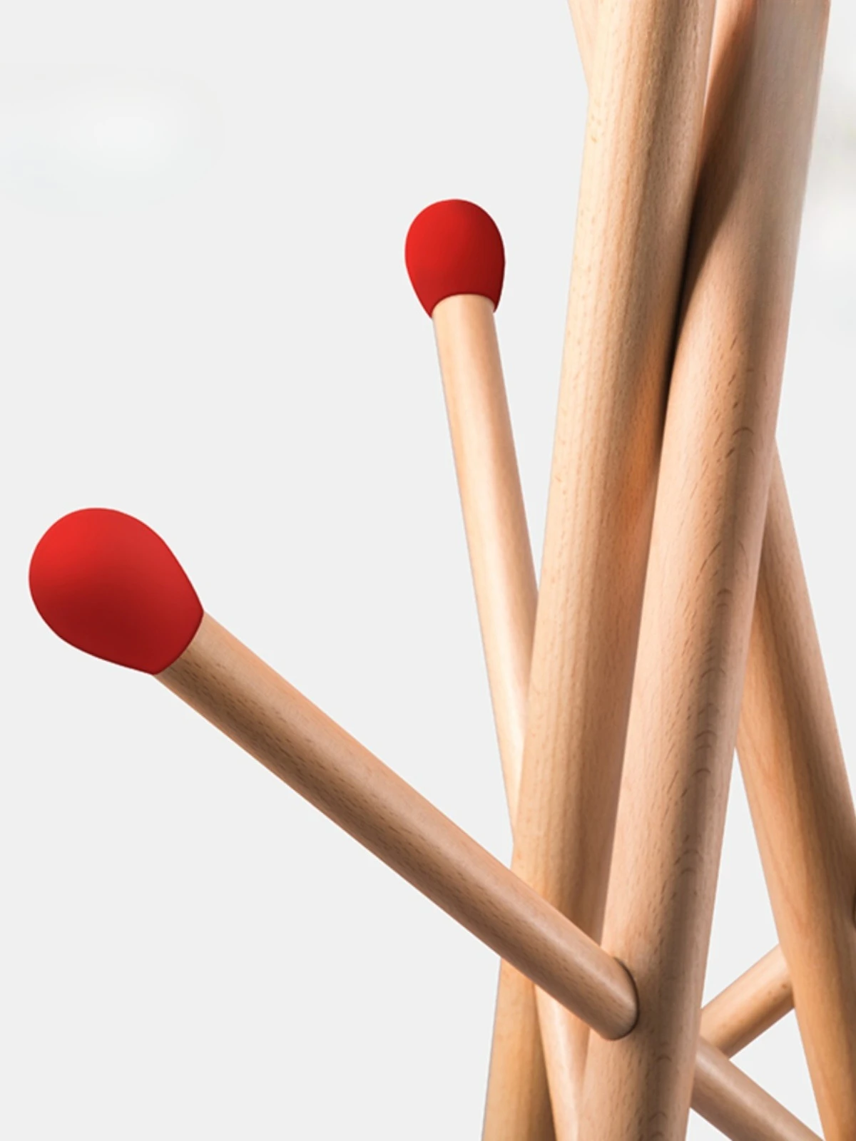 أثاث مبتكر من خشب الأكريليك مناسب لتزيين شماعات غرفة النوم مع قلادة على الطراز الإبداعي