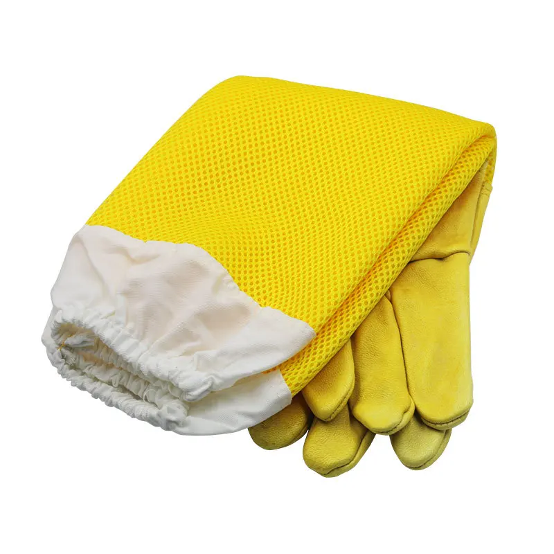 1Pcs Beekeeper Gloves Protective Sleeves Ventilated Professional Anti Bee for Apiculture Beekeeper Prevent Beehive tools