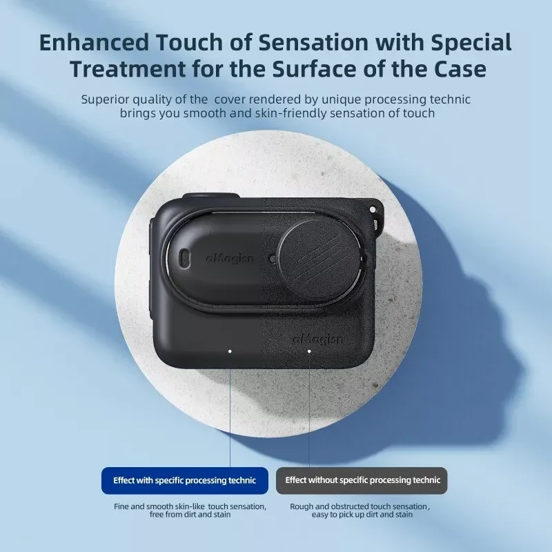 Capa De Silicone Shadowstone Câmera Esportiva Acessórios De Proteção, Amai Insta360 GO3S GO3 GO3