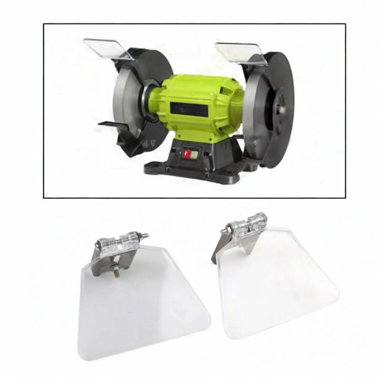 2 Pieces Bench Grinder Eyeshield Bench Grinder Eyeshield Guard Sturdy Portable Safe Bench Grinder Guard Cover Grinder Shield