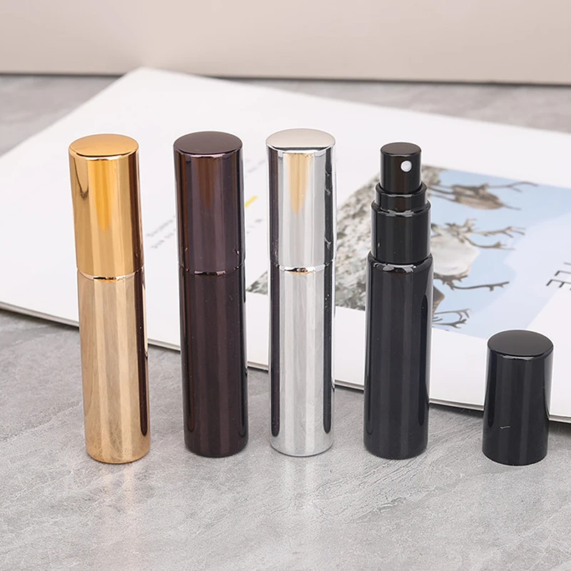 10ML Portable UV Glass Refillable Perfume Bottle With Aluminum Atomizer Spray Bottles Sample Empty Containers image 3