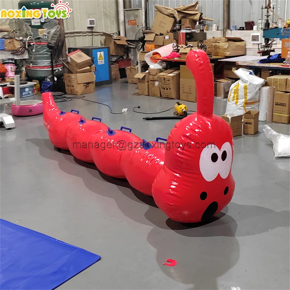 Outdoor Team Building Inflatable Caterpillar Racing Sports Games For School Sports Ground Match For Kids  Adults