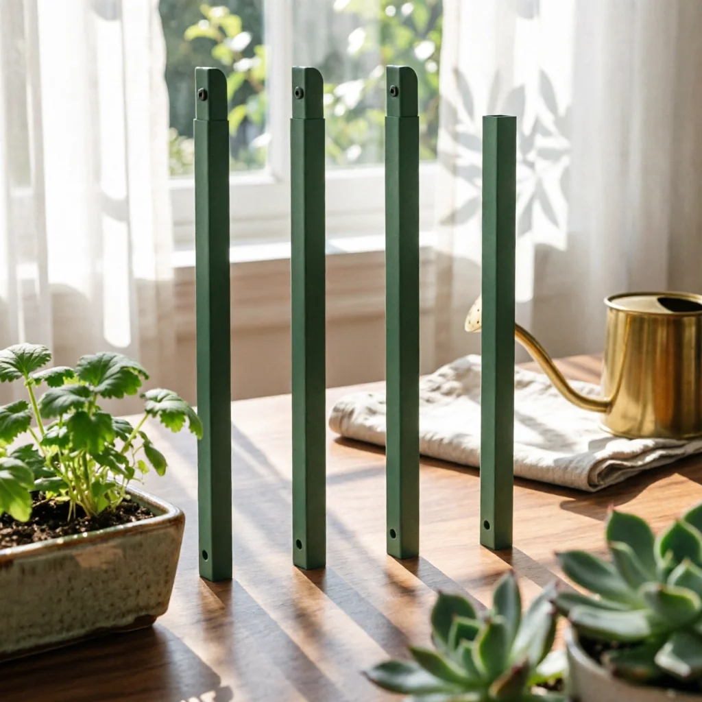 Dragon Fruit Trellis Metal Climbing Plant Support with Circular Top Plant Support Frame Indoor Trellis with Base Plate Outdoor