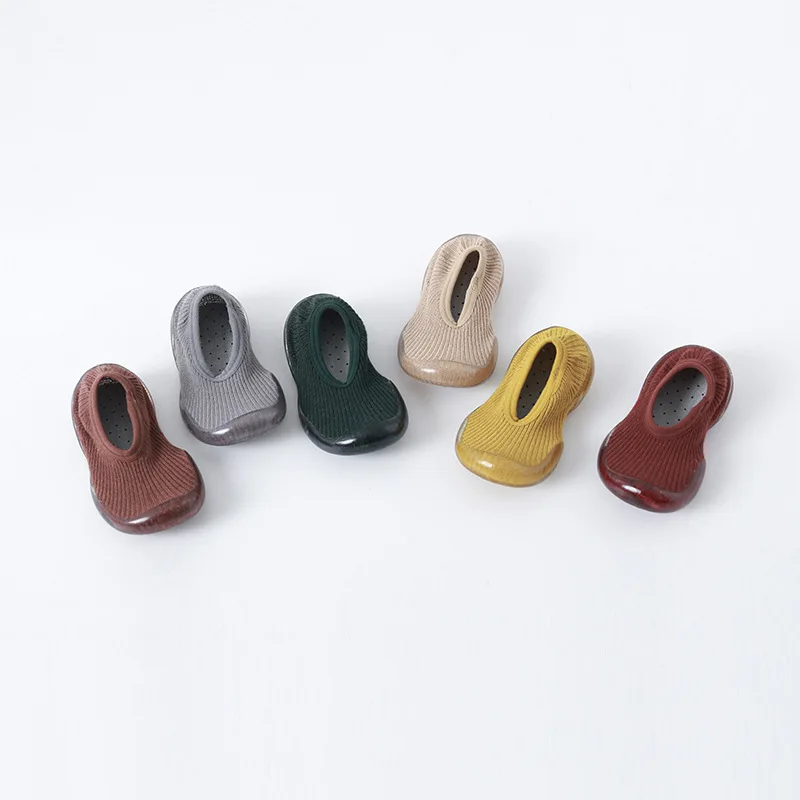 Non-Slip Soft Baby Socks Rubber Soles Cute Infant Socks for Toddler Girls Boys Breathable Kids Socks Anti-Skid First Walkers