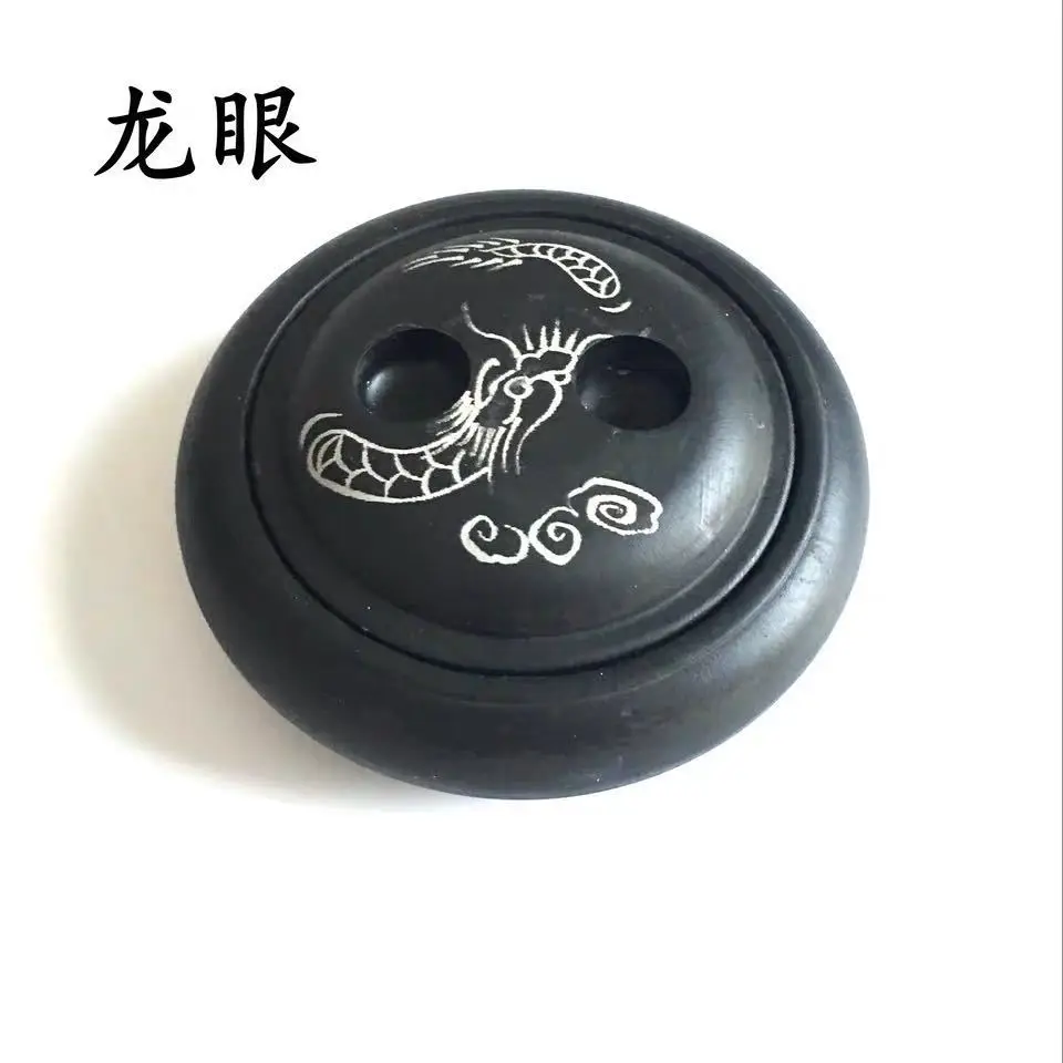 

Portable Chinese Calligraphy Ink Well Round Ink Stone with Lid Durable Stable for Beginners Professional Use Chinese Calligraphy