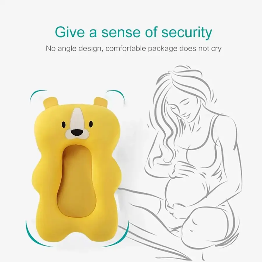Baby Bath Bed - A Floating Bathing Aid for Sitting and Lying Newborn Bathing Rack Infant Bathing Mat