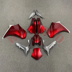 Motorcycle Fairing Kit Fit For VFR1200F VFR1200 2010 2011 2012 2013 Bodywork Set High Quality Abs Injection Candy Red Silver