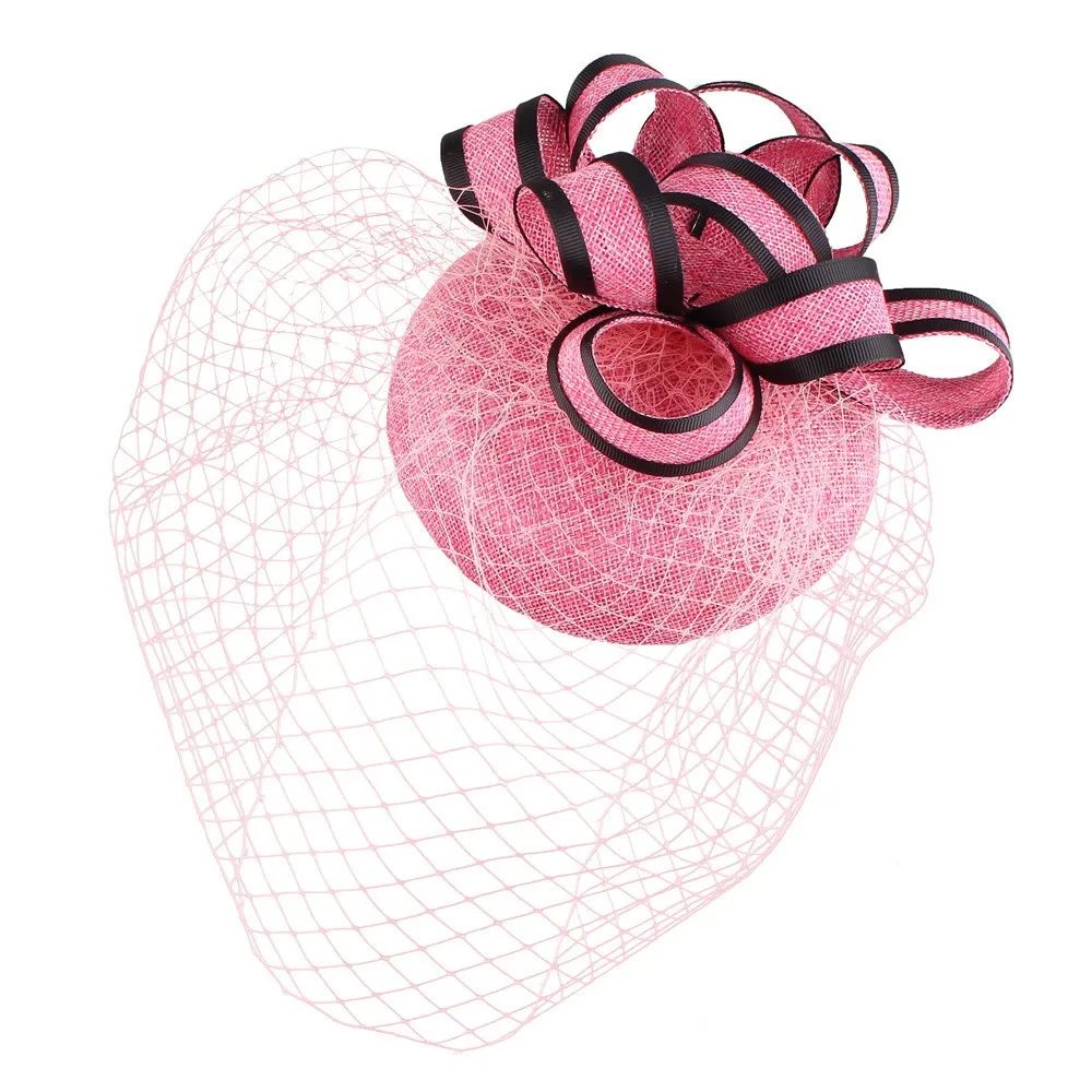 

Fascinators Hats For Women Tea Party Hats Kentucky Derby Hats Feather Hair Clip For Bride Wedding Party Birdcage Veil Head