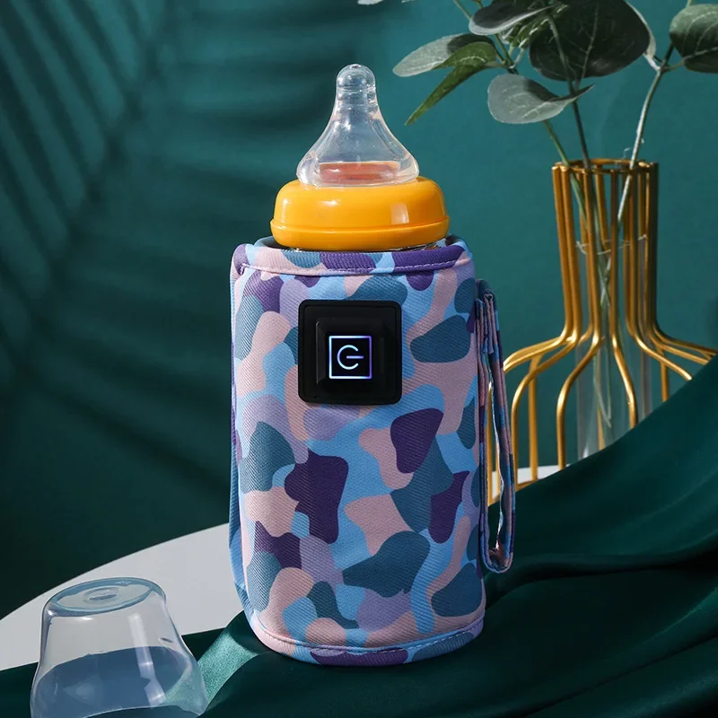 USB Milk Water Warmer Travel Stroller Insulated Bag Baby Nursing Bottle Heater Newborn Infant Portable Bottle Feeding Warmers