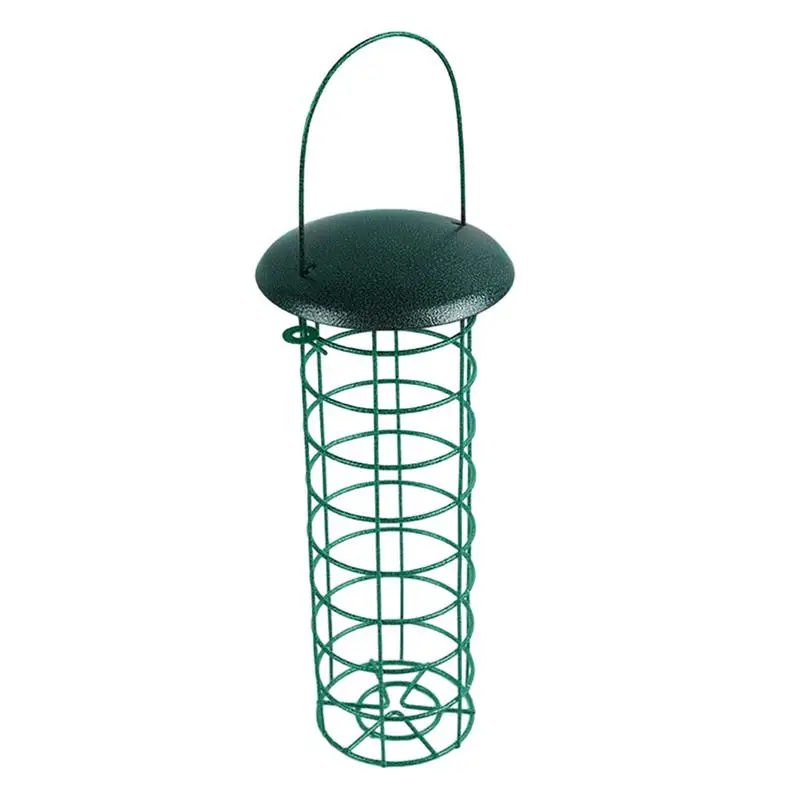 Bird Feeding Station Balcony Bird Feeder Wild Bird Feeders Metal Fat Ball Feeder For Yard Fence Bracket Branch Wild