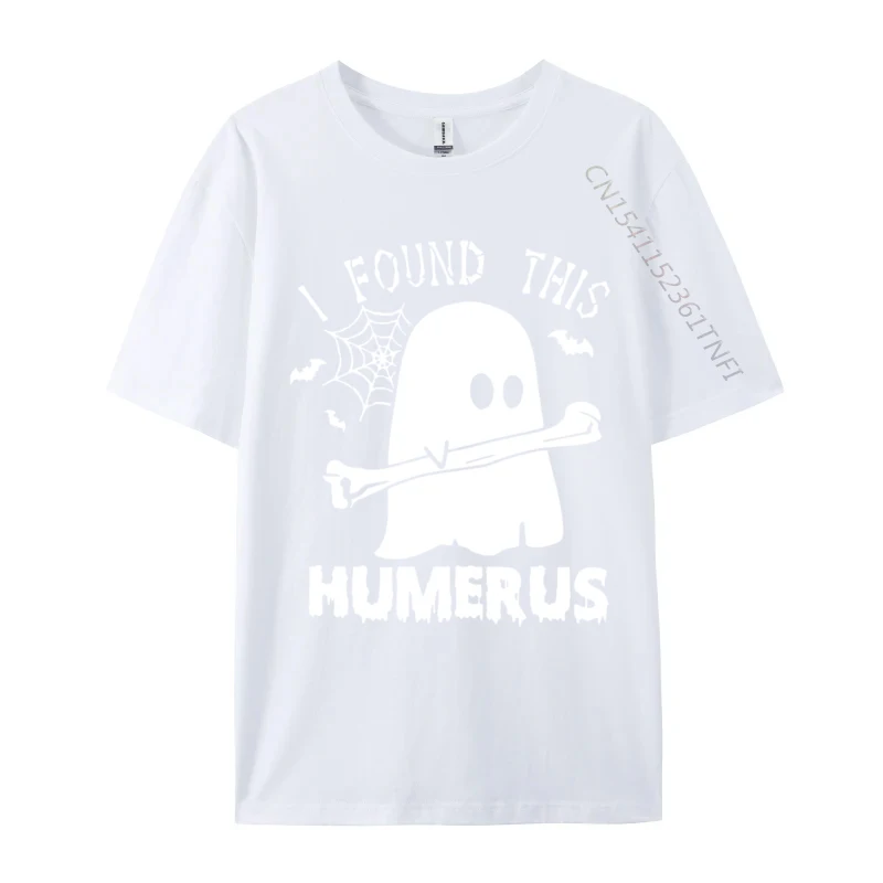 Funny I Found This Humerus Boo Ghost Halloween Costume Cool Design Autumn Pure Cotton Adult Tops & Tees Funny Tee Shirt