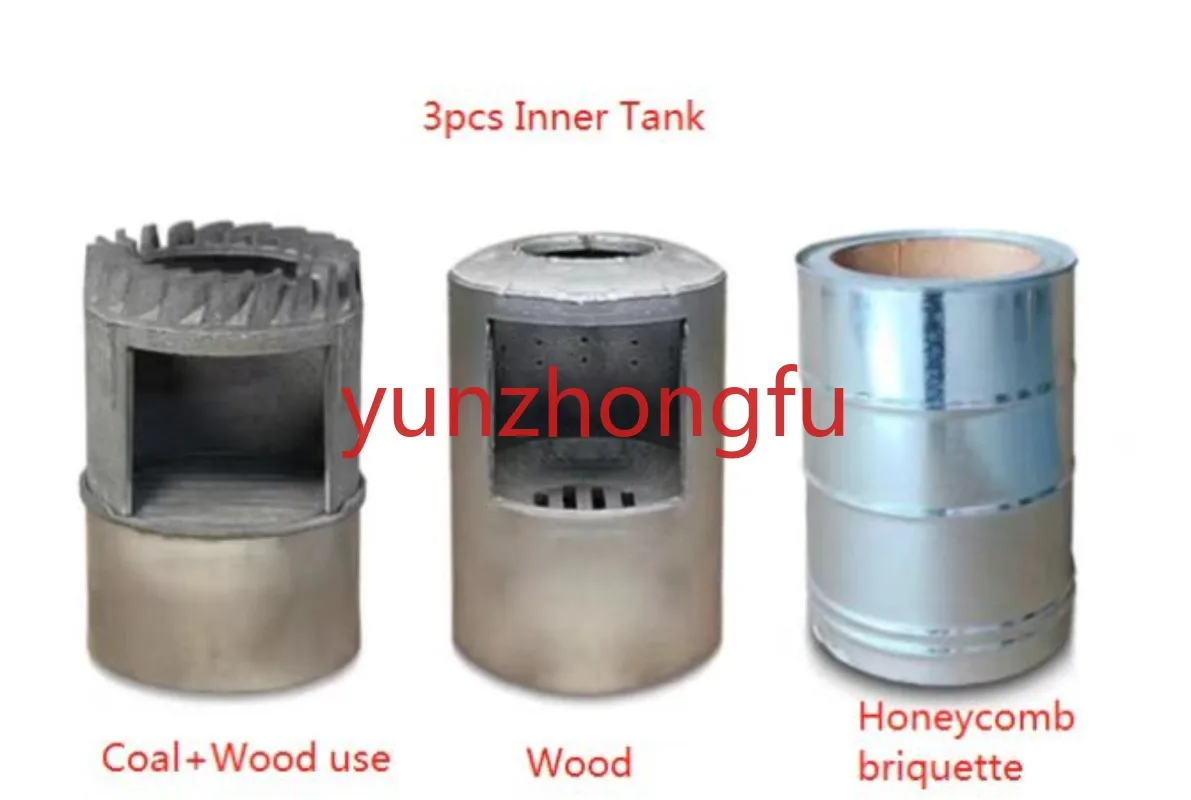 Factory Wholesale Aluminium Alloy Heat Furnace smoke free Wood pellet Stove  Burning Heater