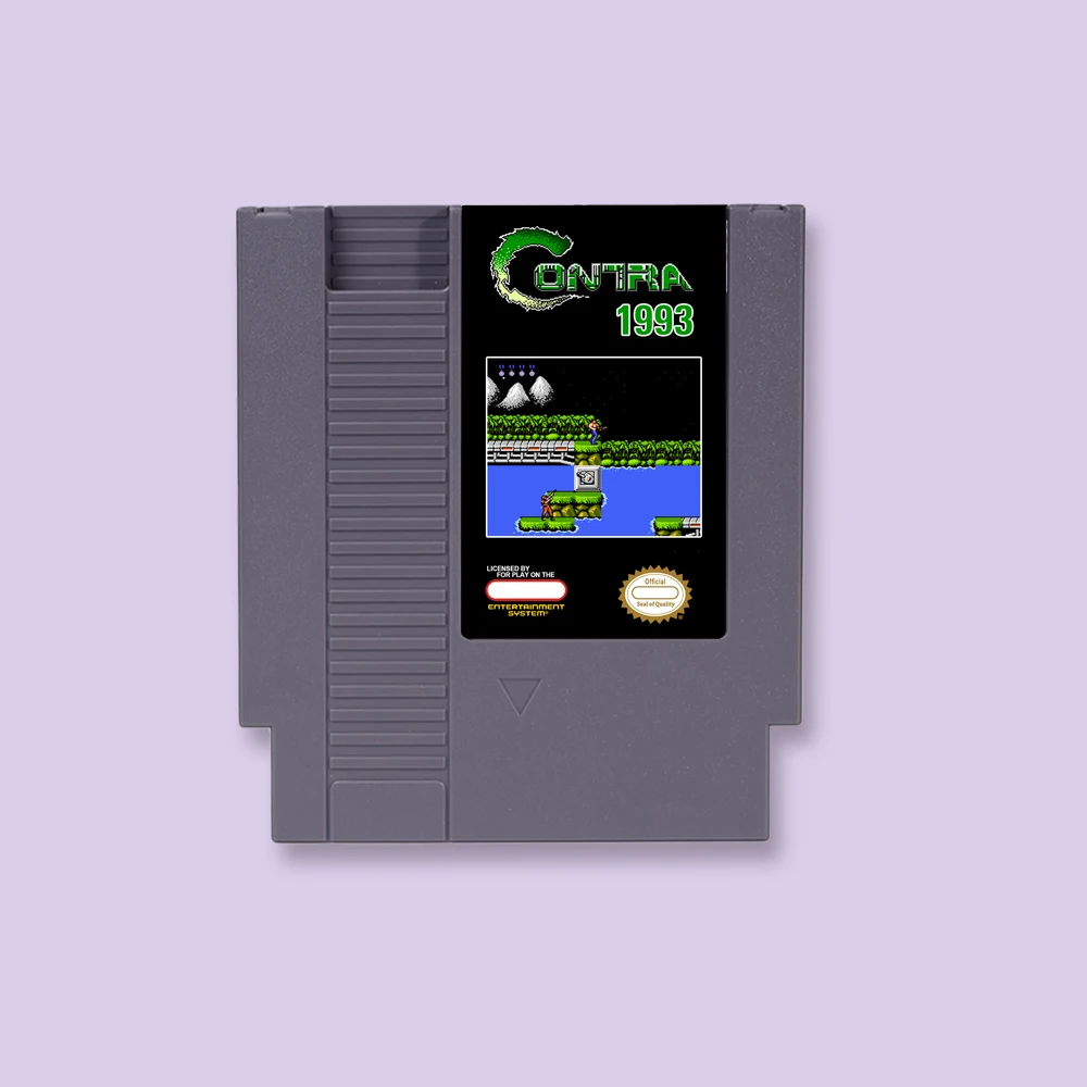 

Contra 1993 Game Cartridge Action Game For NES 8Bit 72PIN Consoles Game Card