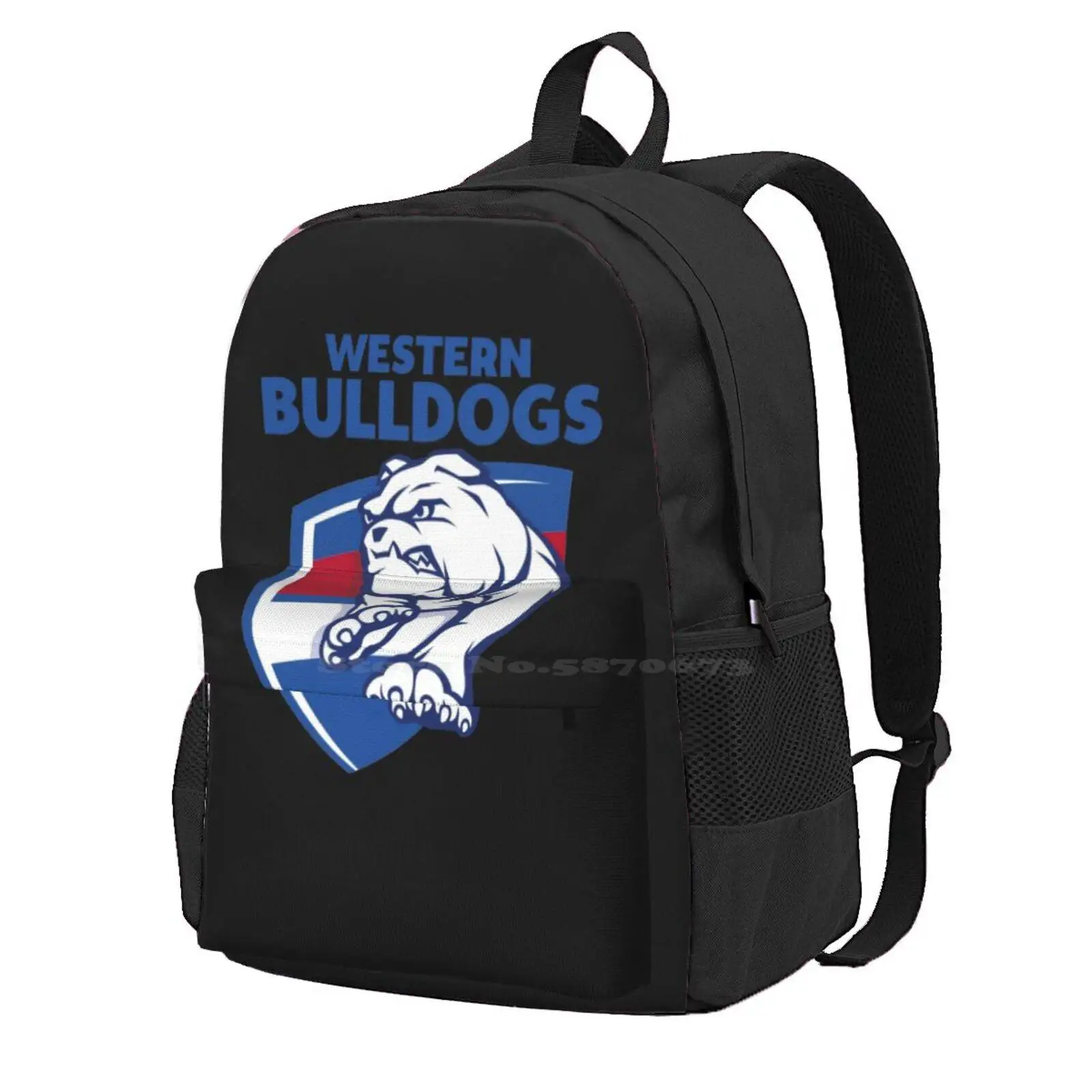 Bulldogs-Western Hot Sale Schoolbag Backpack Fashion Bags Logo City