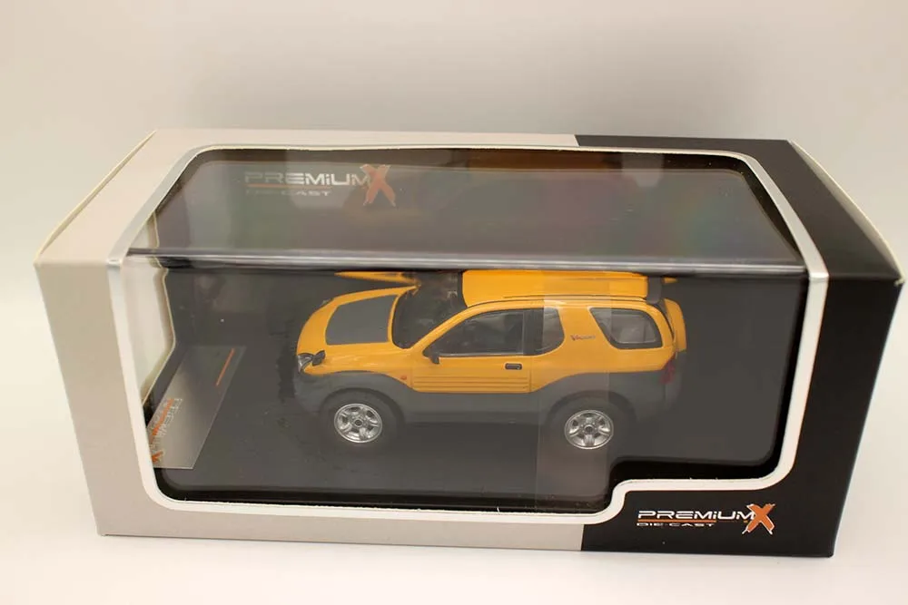 New 1/43 Scale  VehiCross 1977 Yellow Diecast alloy Toys car by Premiumx for Collection gift