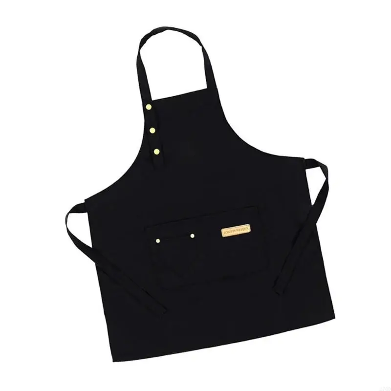270D Practical Stain Oil Resistant Unisex Work Apron Multiple Pockets