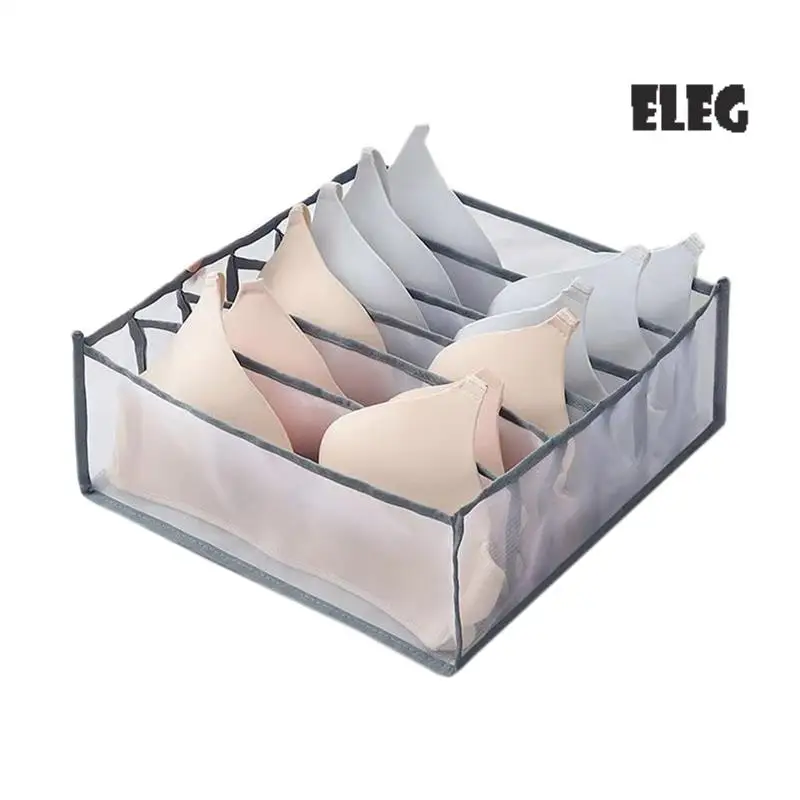 

ELEG-Underwear Bra Socks Organizer Storage, Washable Foldable Drawer Clothes Organizer