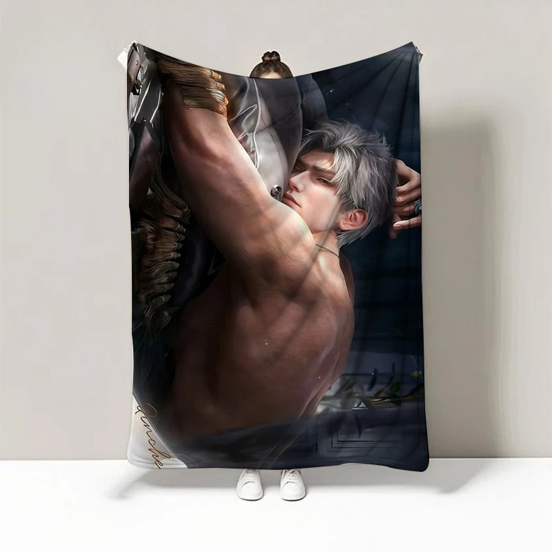 150x100cm Love and Deepspace Blanket Xavier Zayne Rafayel Throw Soft Rug Sofa Bed Camping Travel Gift Household Goods view 6