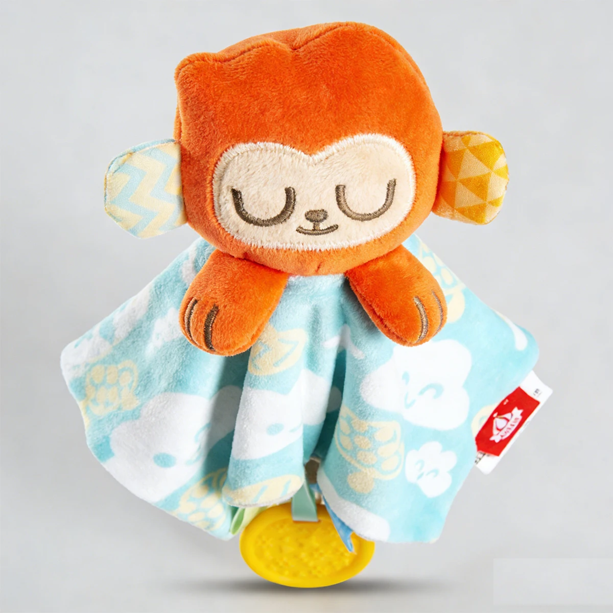 ผ้าห่มปลอบเด็ก ของเล่นกัดยางปลอดภัยสำหรับเด็กทารก ช่วยให้นอนหลับ ตุ๊กตาผ้าห่ม ตุ๊กตาหุ่นมือ YY09