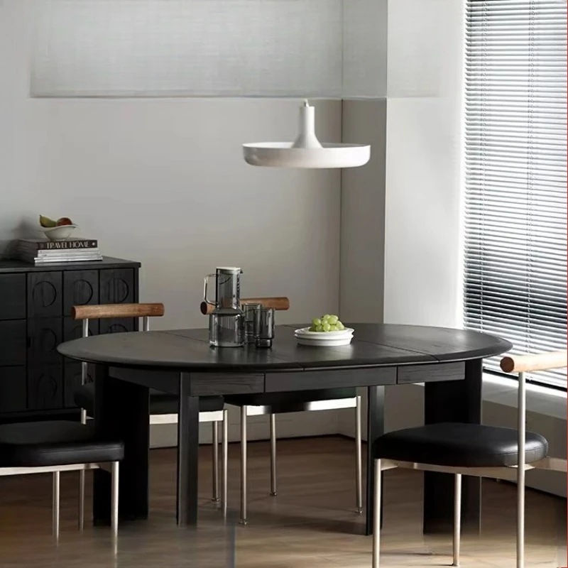 

Круглый обеденный стол для ресторана, современный деревянный скандинавский стол для гостиной, большой размер, высокий обеденный стол, мебель для дома