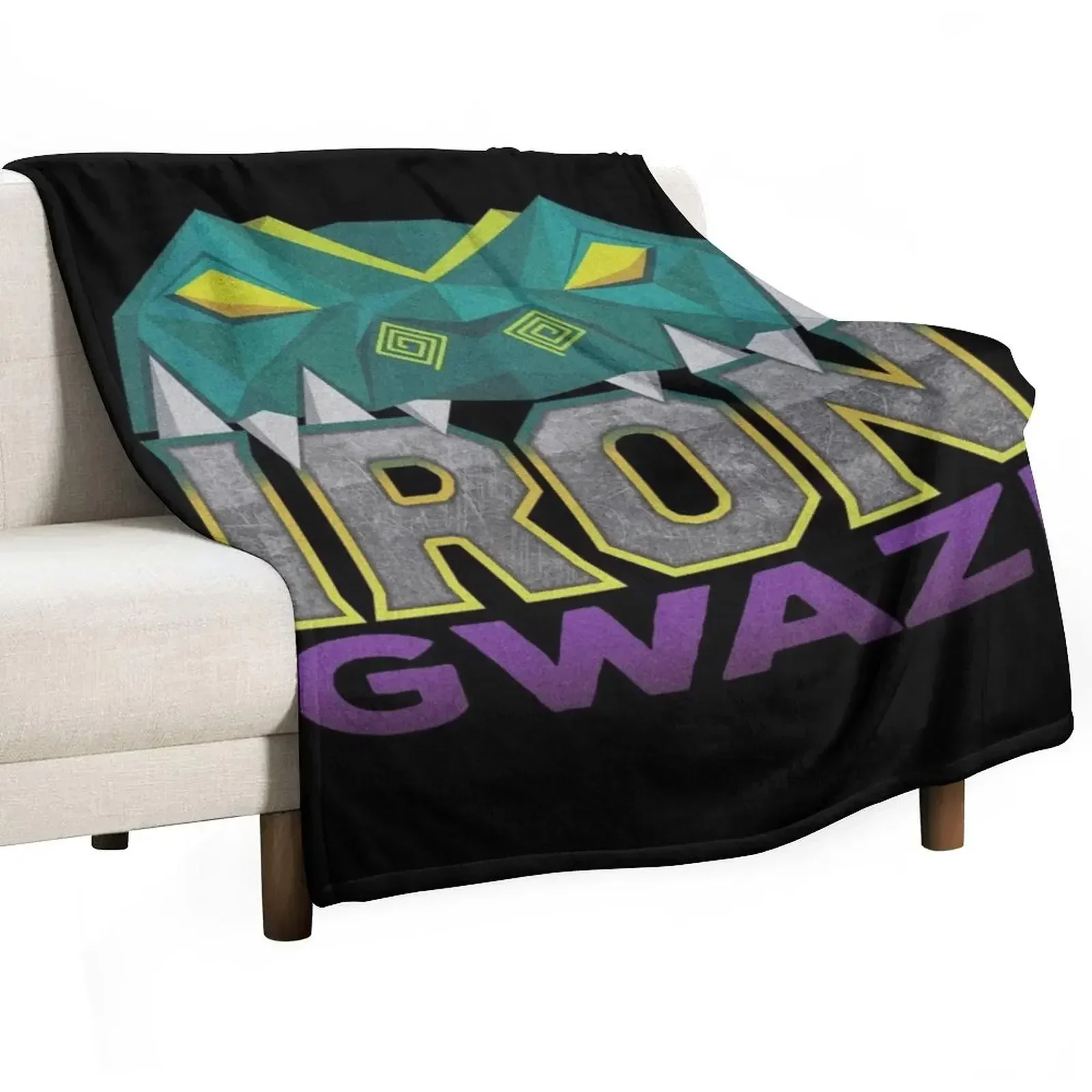 

Iron Gwazi Throw Blanket For Decorative Sofa Soft Plush Plaid Thermal Blankets