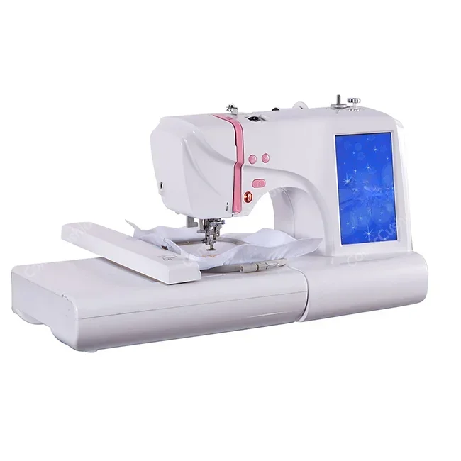 household mini computer  Multifunction Sewing and embroidered machine  for t-shirt embroidery