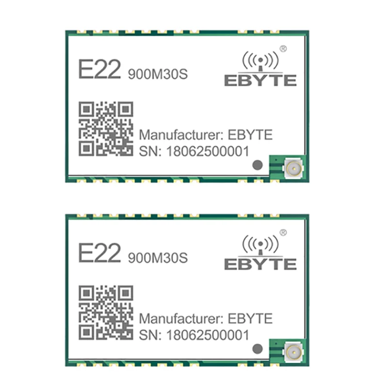 Imagem -04 - Lora-módulo sem Fio E22-900m30s Sx1262 Chip 850930mhz Distância de Comunicação 12km Comunicação Spi E22-900m30s